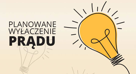 Grafika tematyczna - Przerwa w dostawie energii elektrycznej