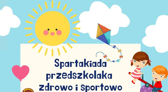 Grafika- spartakiada przedszkolaka zdrowo i sportowo