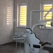 Na zdjęciu wnętrze nowego gabinetu stomatologicznego