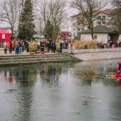 Na zdjęciu moment akcji ratowniczo - pokazowej