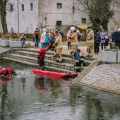 Na zdjęciu moment akcji ratowniczo - pokazowej