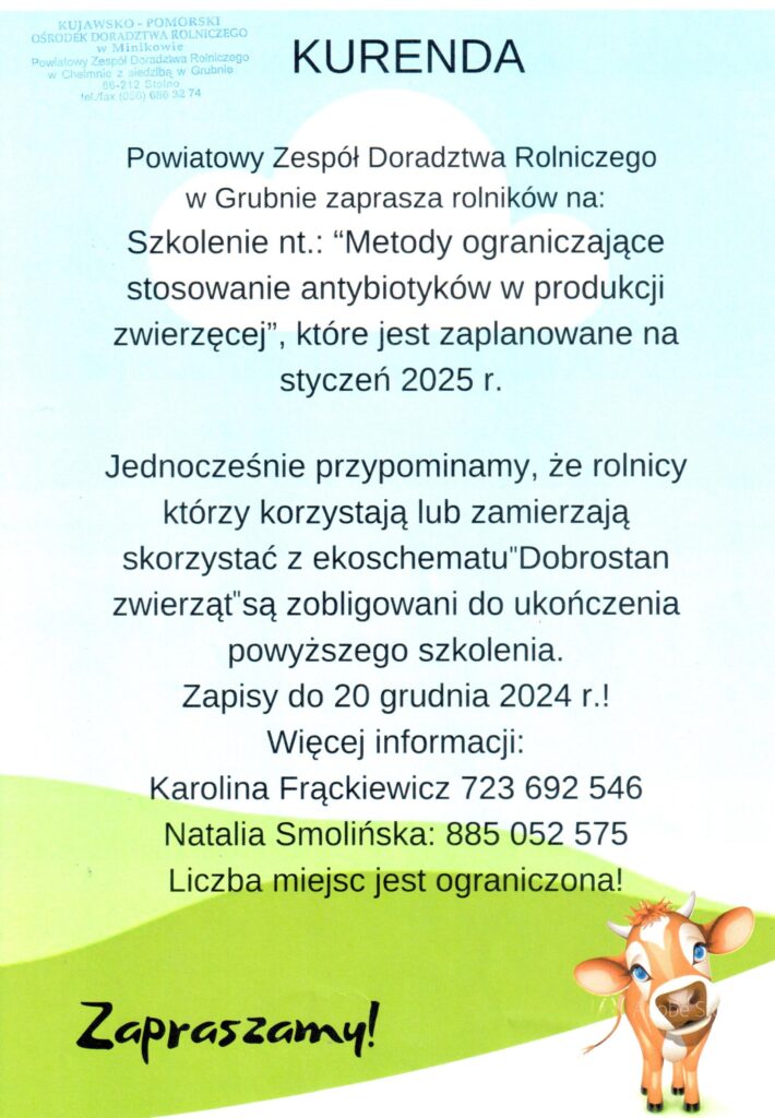 Plakat informcyjny