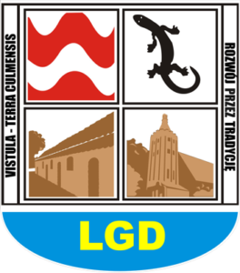 Logo Lokalnej Grupy Działania „Vistula-Terra Culmensis - Rozwój przez Tradycję” 