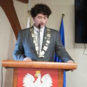 Na zdjęciu uczestnik wydarzenia.