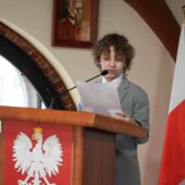 Na zdjęciu uczestnik wydarzenia.