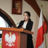 Na zdjęciu uczestnik wydarzenia.