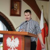 Na zdjęciu uczestnik wydarzenia.