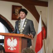 Na zdjęciu uczestnik wydarzenia.