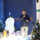 Na zdjęciu uczestnik wydarzenia